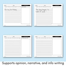 Load image into Gallery viewer, Kindergarten Writing Craft Writing Prompts and Bulletin Board