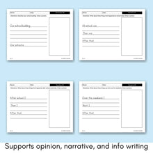 Load image into Gallery viewer, 1st Grade Writing Craft Writing Prompts and Bulletin Board