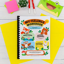 Load image into Gallery viewer, My Feelings Workbook - DBT Skills Workbook for Kids | Coping Skills, Emotion Regulation, SEL Worksheets