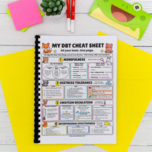 Load image into Gallery viewer, My Feelings Workbook - DBT Skills Workbook for Kids | Coping Skills, Emotion Regulation, SEL Worksheets