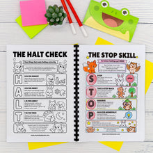 Load image into Gallery viewer, My Feelings Workbook - DBT Skills Workbook for Kids | Coping Skills, Emotion Regulation, SEL Worksheets