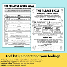 Load image into Gallery viewer, My Feelings Workbook - DBT Skills Workbook for Kids | Coping Skills, Emotion Regulation, SEL Worksheets