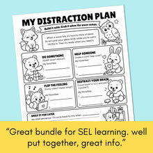 Load image into Gallery viewer, My Feelings Workbook - DBT Skills Workbook for Kids | Coping Skills, Emotion Regulation, SEL Worksheets