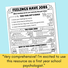 Load image into Gallery viewer, My Feelings Workbook - DBT Skills Workbook for Kids | Coping Skills, Emotion Regulation, SEL Worksheets