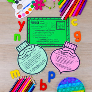 Positive Notes Home - YEAR-LONG Bundle - Editable