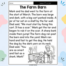 Load image into Gallery viewer, SOR Aligned Decodable Reading Comprehension Passages BUNDLE - K-2