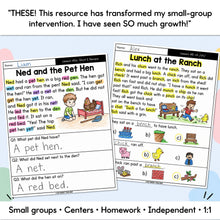 Load image into Gallery viewer, SOR Aligned Decodable Reading Comprehension Passages BUNDLE - K-2