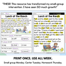Load image into Gallery viewer, SOR Aligned Decodable Reading Comprehension Passages BUNDLE - K-2