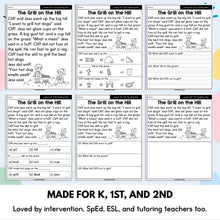 Load image into Gallery viewer, SOR Aligned Decodable Reading Comprehension Passages BUNDLE - K-2