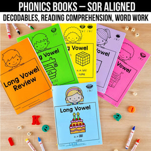 Buy3Get1 FREE B3 - Dictation Practice, Decodable Passages + Word Work, Phonics Books, Sentence Pyramids