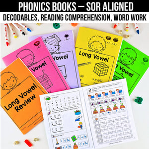 Buy3Get1 FREE B3 - Dictation Practice, Decodable Passages + Word Work, Phonics Books, Sentence Pyramids