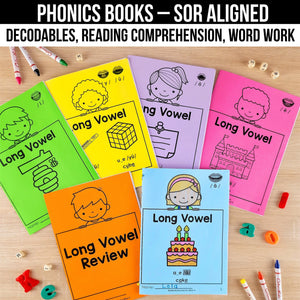 Buy3Get1 FREE B3 - Dictation Practice, Decodable Passages + Word Work, Phonics Books, Sentence Pyramids