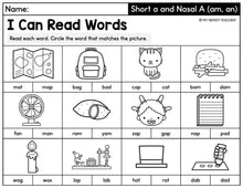 Load image into Gallery viewer, Matching Pictures to Words - Phonics Worksheets