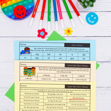 Load image into Gallery viewer, Decodable Reading Fluency Drills | Words, Phrases &amp; Sentences | Phonics Bundle K-3