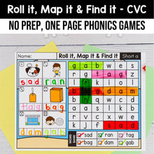 Load image into Gallery viewer, G13 CVC Match Words And Pictures Easy Word Search