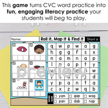 Load image into Gallery viewer, G13 CVC Match Words And Pictures Easy Word Search