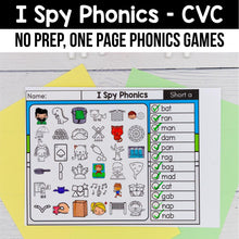 Load image into Gallery viewer, G1 I Spy CVC Words