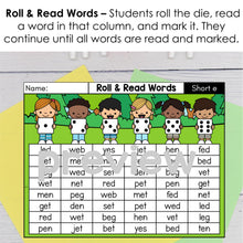 Load image into Gallery viewer, G2 Roll and Read CVC Words