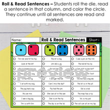 Load image into Gallery viewer, G4 Roll And Read CVC Words Sentences