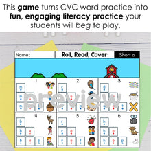 Load image into Gallery viewer, Game 7: CVC Word Pyramids Games CVC Word and Picture Matching