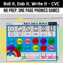 Load image into Gallery viewer, Game 11: Roll it, Dab it, Write it