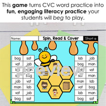 Load image into Gallery viewer, Game 8: Spin, Read &amp; Cover