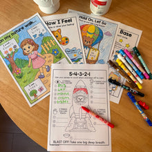 Load image into Gallery viewer, 180+  Art Therapy Worksheets for Kids: Printable Pages to Help Kids Draw Out Big Feelings