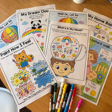 Load image into Gallery viewer, 180+  Art Therapy Worksheets for Kids: Printable Pages to Help Kids Draw Out Big Feelings