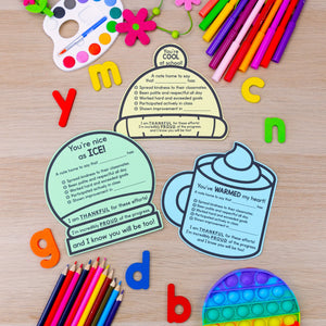 Positive Notes Home - YEAR-LONG Bundle - Editable