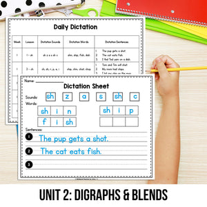 Buy3Get1 FREE B12 - Beginning Sounds, Digraphs and Blends, Roll and Read, Write the Room