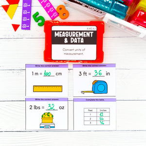 4th Grade Math Task Cards - CCSS Aligned