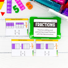 Load image into Gallery viewer, 4th Grade Math Task Cards - CCSS Aligned
