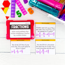 Load image into Gallery viewer, 4th Grade Math Task Cards - CCSS Aligned