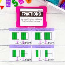 Load image into Gallery viewer, 4th Grade Math Task Cards - CCSS Aligned