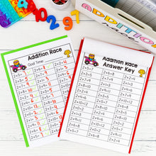 Load image into Gallery viewer, Math Fluency Race Kit – Addition, Subtraction, Multiplication, Division