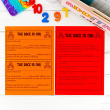 Load image into Gallery viewer, Math Fluency Race Kit – Addition, Subtraction, Multiplication, Division