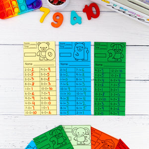 Math Fluency Race Kit – Addition, Subtraction, Multiplication, Division