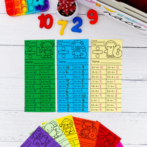 Math Fluency Race Kit – Addition, Subtraction, Multiplication, Division