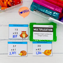 Load image into Gallery viewer, 5th Grade Math Task Cards - CCSS Aligned