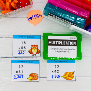 5th grade math task cards 5th Grade Math Task Cards