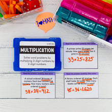 Load image into Gallery viewer, 5th Grade Math Task Cards - CCSS Aligned