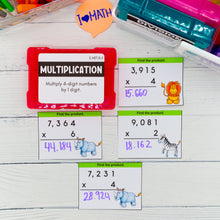 Load image into Gallery viewer, 5th Grade Math Task Cards - CCSS Aligned