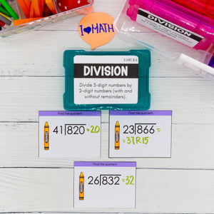 5th grade math task cards 5th Grade Math Task Cards