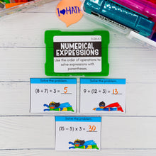 Load image into Gallery viewer, 5th Grade Math Task Cards - CCSS Aligned