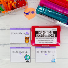 Load image into Gallery viewer, 5th Grade Math Task Cards - CCSS Aligned