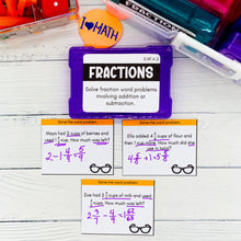 Load image into Gallery viewer, 5th Grade Math Task Cards - CCSS Aligned