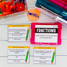 Load image into Gallery viewer, 5th Grade Math Task Cards - CCSS Aligned