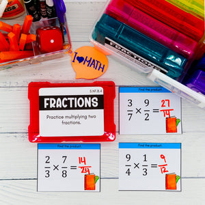 5th Grade Math Task Cards