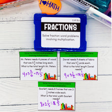 Load image into Gallery viewer, 5th Grade Math Task Cards - CCSS Aligned