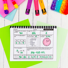 Load image into Gallery viewer, 3rd Grade Spiral Math Review | Daily Morning Work, Homework, or Test Prep